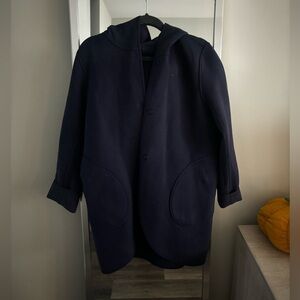 LuluLemon vintage dark purple reversible long coat, Size M